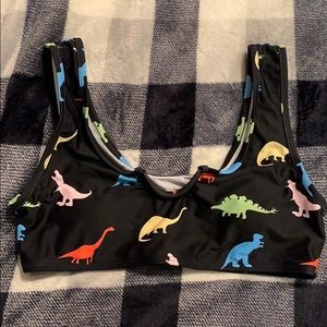 dinosaur bikini top.